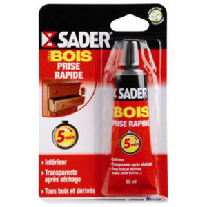 Colle bois à prise rapide - Tube de 55ml