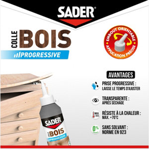 Colle bois à prise progressive - 250g