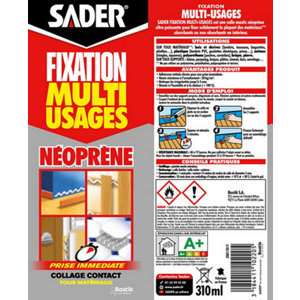 Fixation multi usages, tous matériaux néoprène - 310ML
