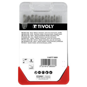 Coffret 13 forêts HSS Ø 1,5 à 6,5 mm