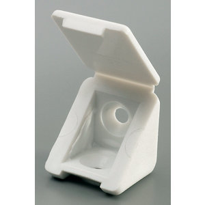 Lot de 16 taquets blanc d'assemblage en PVC