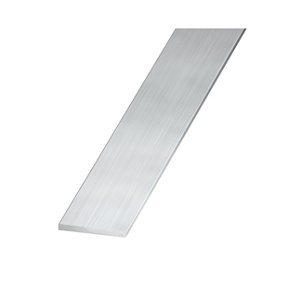 Plat aluminium brut - 20 x 2 mm 2 m Argent
