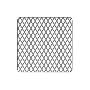 Tôle métal déployé acier - mailles 6 mm - L. 100 x l. 50 cm