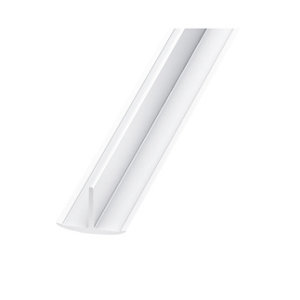 T PVC blanc 25x18mm 2m 25 x 18 mm 2 m