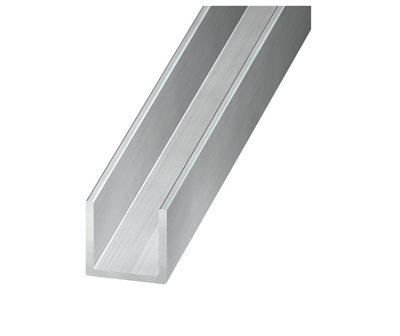 U aluminium brut 10 x 8 x 10 mm Ep. 1 mm 1 - vue 2