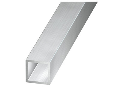Tube carré aluminium brut 25 x 25 mm 1 - vue 2