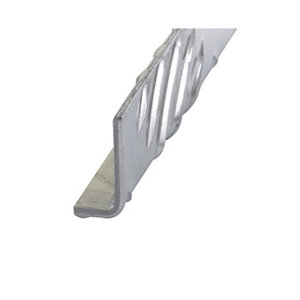 Cornière aluminium brut damier - 50 x 30 mm x 2 m