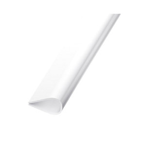 Serre feuillet PVC blanc L. 2 m - l. 15 mm