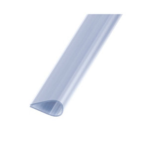 Serre feuillet PVC - Transparent - 15 mm 2 m