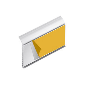 Plinthe PVC blanc 60mm 2,50m 60 mm 2,50 m