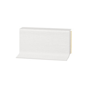 Plinthe PVC Adhésive Blanc cérusé 65x250cm