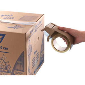 Dévidoir manuel à adhésif avec rouleau 66 m