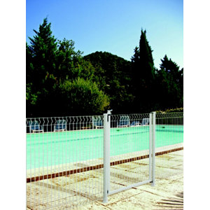 Panneau pour clôture de piscine blanc H. 1,30 L. 1,98 m