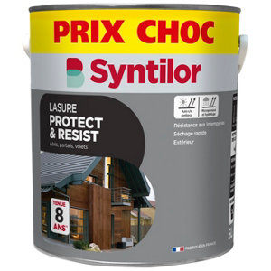Lasure bois extérieur chêne clair satinée protection 8 ans 5 L