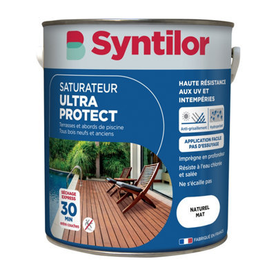 Saturateur extérieur Ultra Protect terrasses en bois naturel Syntilor - vue 2