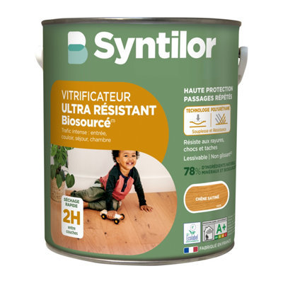 Vitrificateur Syntilor ultra résistant Biosourcé effet chêne ciré - vue 2