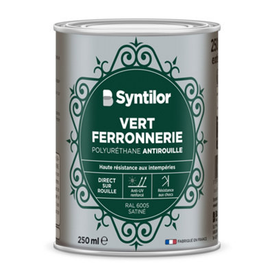 Peinture extérieure fer antirouille satiné Syntilor 250ml - vue 2