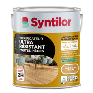 Vitrificateur parquet chêne clair satin ultra résistant 5 L