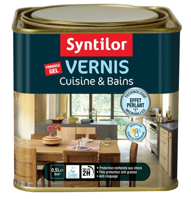 Vernis cuisine et salle de bains incolore Syntilor 0 5 - vue 2
