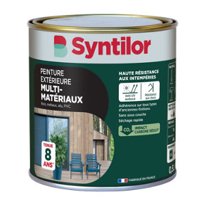 Peinture extérieure multisupport gris basalte satin 0,5 L