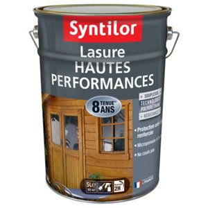 Lasure incolore 5 L 12m²/L - Intérieur et extérieur - satin