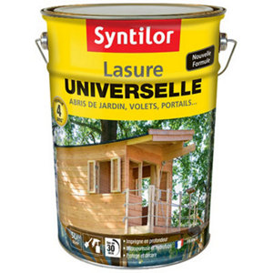 Lasure universelle boiseries extérieures incolore - pot de 5L