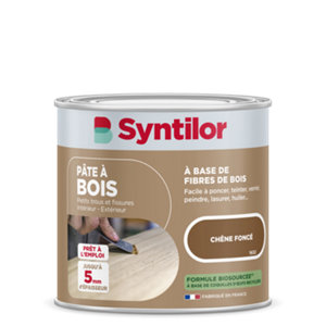 Pâte à bois chêne foncé 250 g