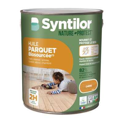 Huile Parquet Syntilor biosourcée Nature Protect chêne - vue 2