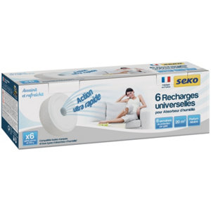 6 recharges universelles galet percé neutre 500 g 