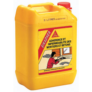 Résine d'accrochage Sikadher-80 GP blanc, en bidon de 5 L