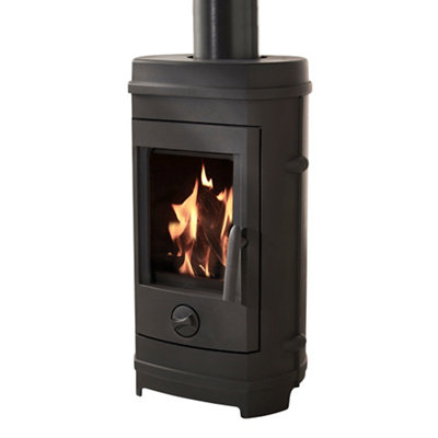 Poêle à bois en fonte Invicta Balami 7kW 85m² - vue 2