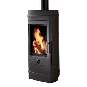 Poêle à bois "Balham" anthracite - 12 kW