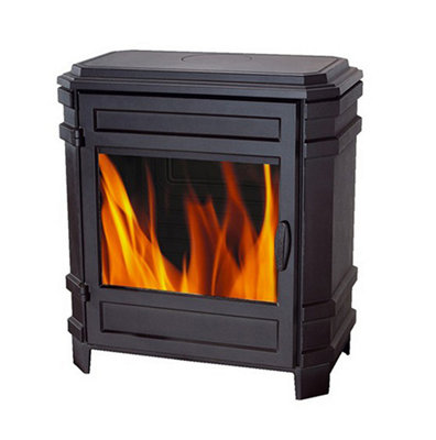 Poêle à bois en fonte Invicta Vosges en fonte 8kW 90m² - vue 2
