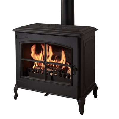 Poêle à bois en fonte Invicta Rustica 10kW 120m² - vue 2