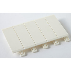 Obturateur blanc 5 modules