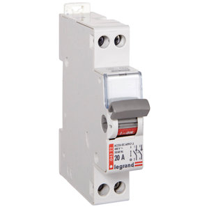 Interrupteur bipolaire 1 module 20A