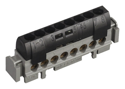 LEGRAND Lexic 092790 Bornier phase 8 bornes - vue 2