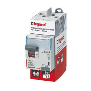 Interrupteur différentiel 30 mA 40A type A