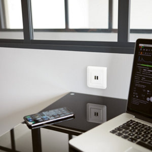 Prise double USB Type-A 2,4A "Mosaic"