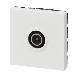 Prise TV mâle 2 modules "Mosaic"