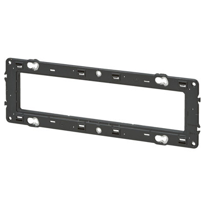 Support pour fixation à vis Legrand Mosaïc horizontal Céliane 3x2 modules
