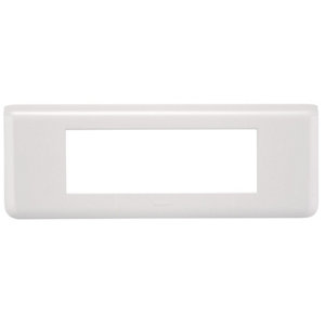 Plaque triple horizontale blanc