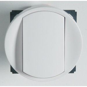 Poussoir 10A Céliane - blanc