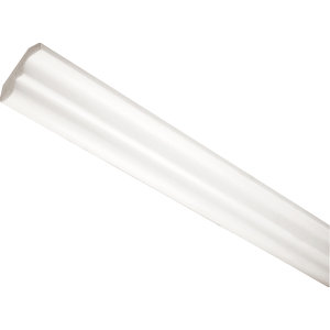 Corniche baguette pour murs et plafonds en polystyrène extrudé, L. 2 m 40x50 mm