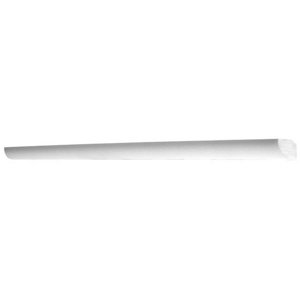 Corniche baguette pour murs et plafonds en polystyrène extrudé, L. 2 m 20x20 mm