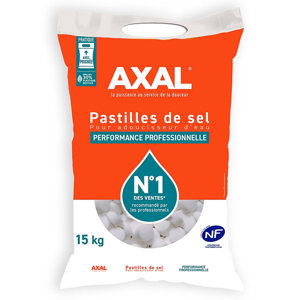 Sel régénérant pastilles 15 kg pour adoucisseur d’eau usage domestique