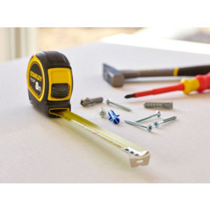 Mètre à ruban 8 m x 25 mm Bimatière Tylon - 0-30-657