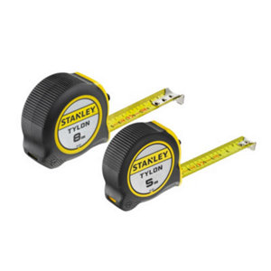 Lot de 2 mètres rubans 5 m et 8 m STANLEY TYLON