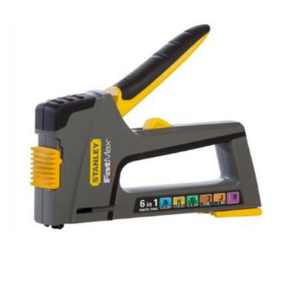 STANLEY Fmht6 70868 Tr75 Agrafeuse 6 en 1 Gamme FATMAX Compacte Chargement des Agrafes Facile Corps Abs Renforce Intensité Variable Poignée Soft Grip Acceptes 6 Formats d'Agrafes - vue 1