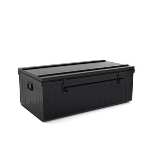 Cantine acier noir 225 L avec poignées L.110 x l.59 x H.43 cm